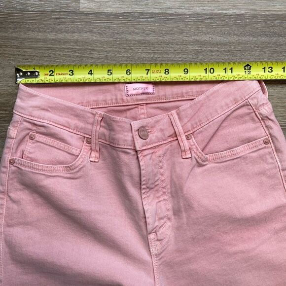 MOTHER The Rascal Ankle Snipper Pink Jeans Sz 26 - Picture 6 of 16